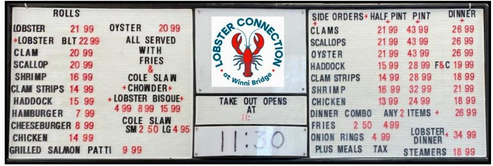Lobster Connection Menu image 4